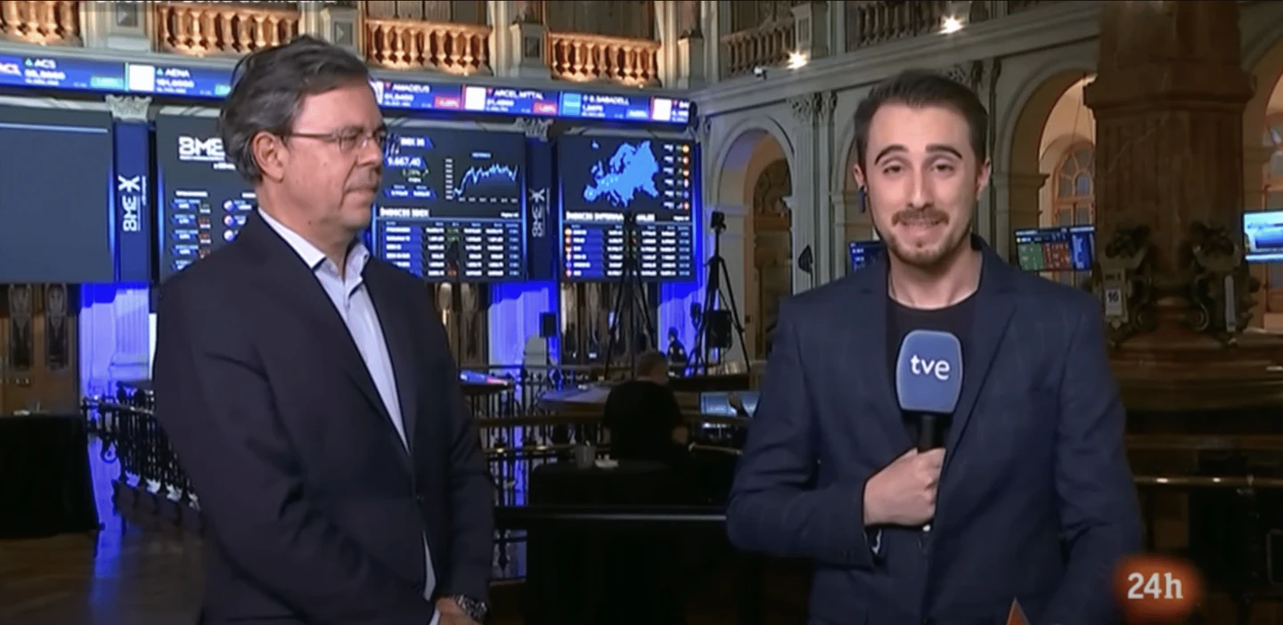 Intervención RTVE: Repaso semanal de los mercados
